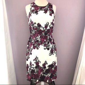 White House | Black Market Sleeveless Floral Dress